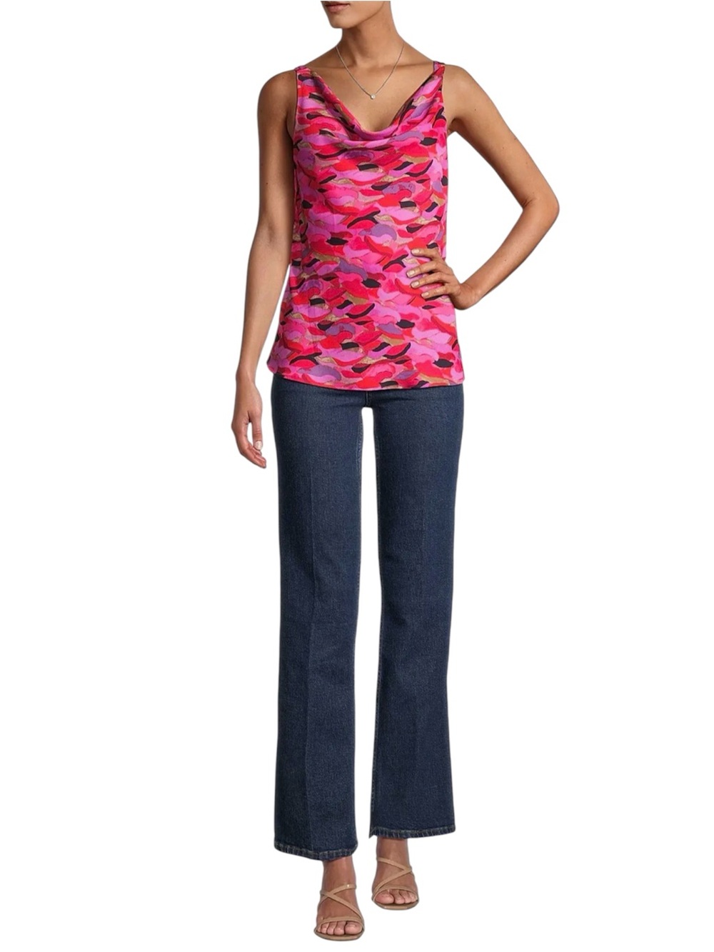 Nic + Zoe Petal Splash Tank Top